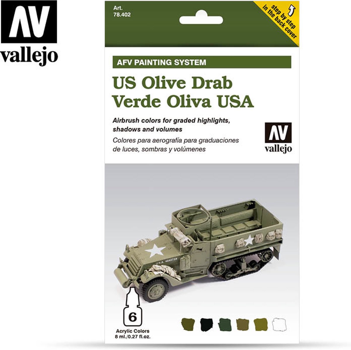 Us Army Olive Drab - Vallejo - VAL-78402