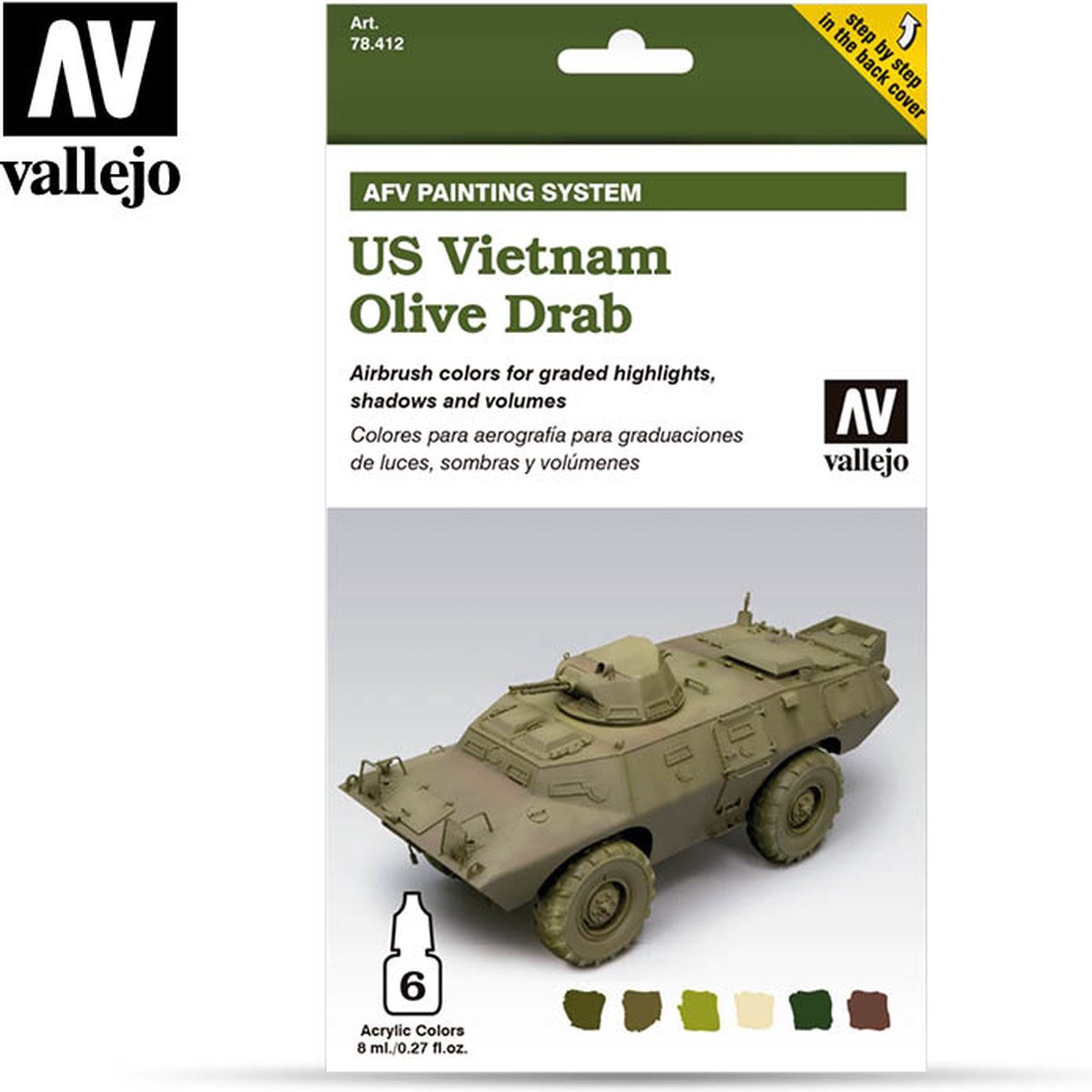 Us Vietnam Olive Drab - Vallejo - VAL-78412