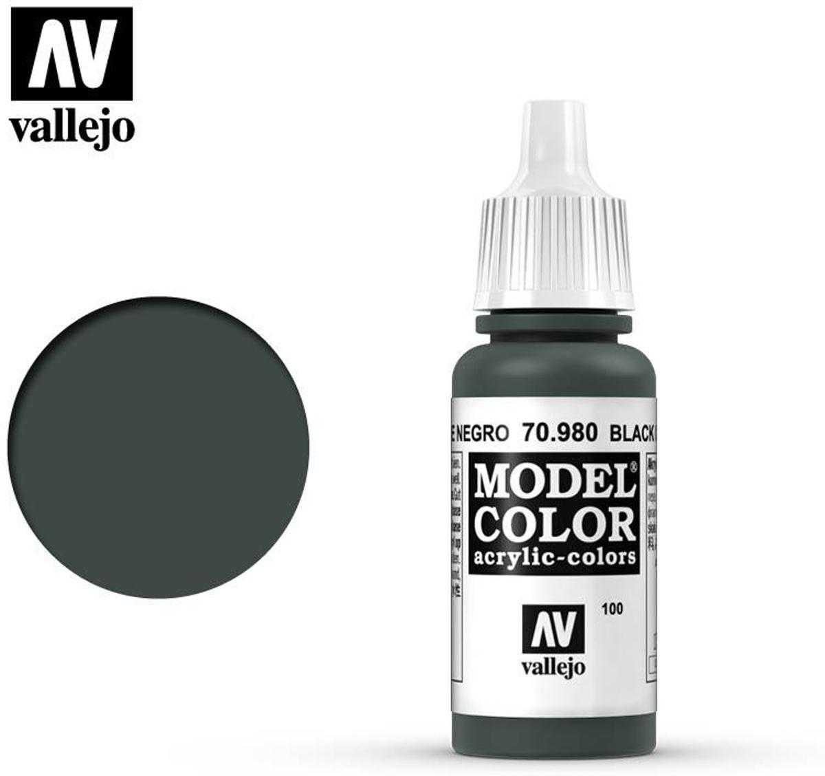 VALLEJO Model Color Black Green