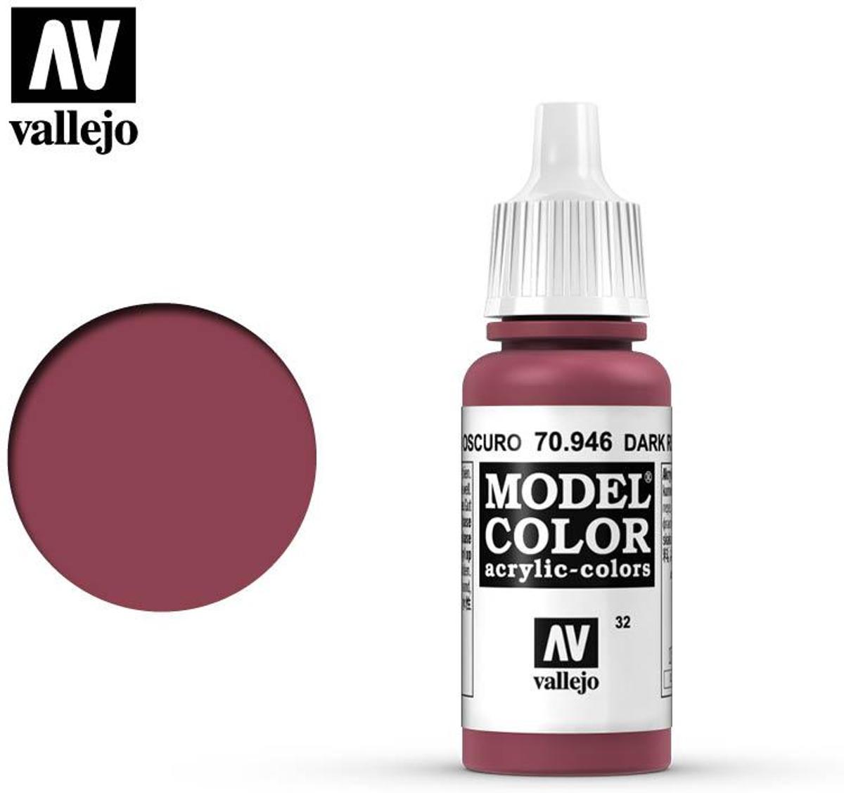 VALLEJO Model Color Dark Red