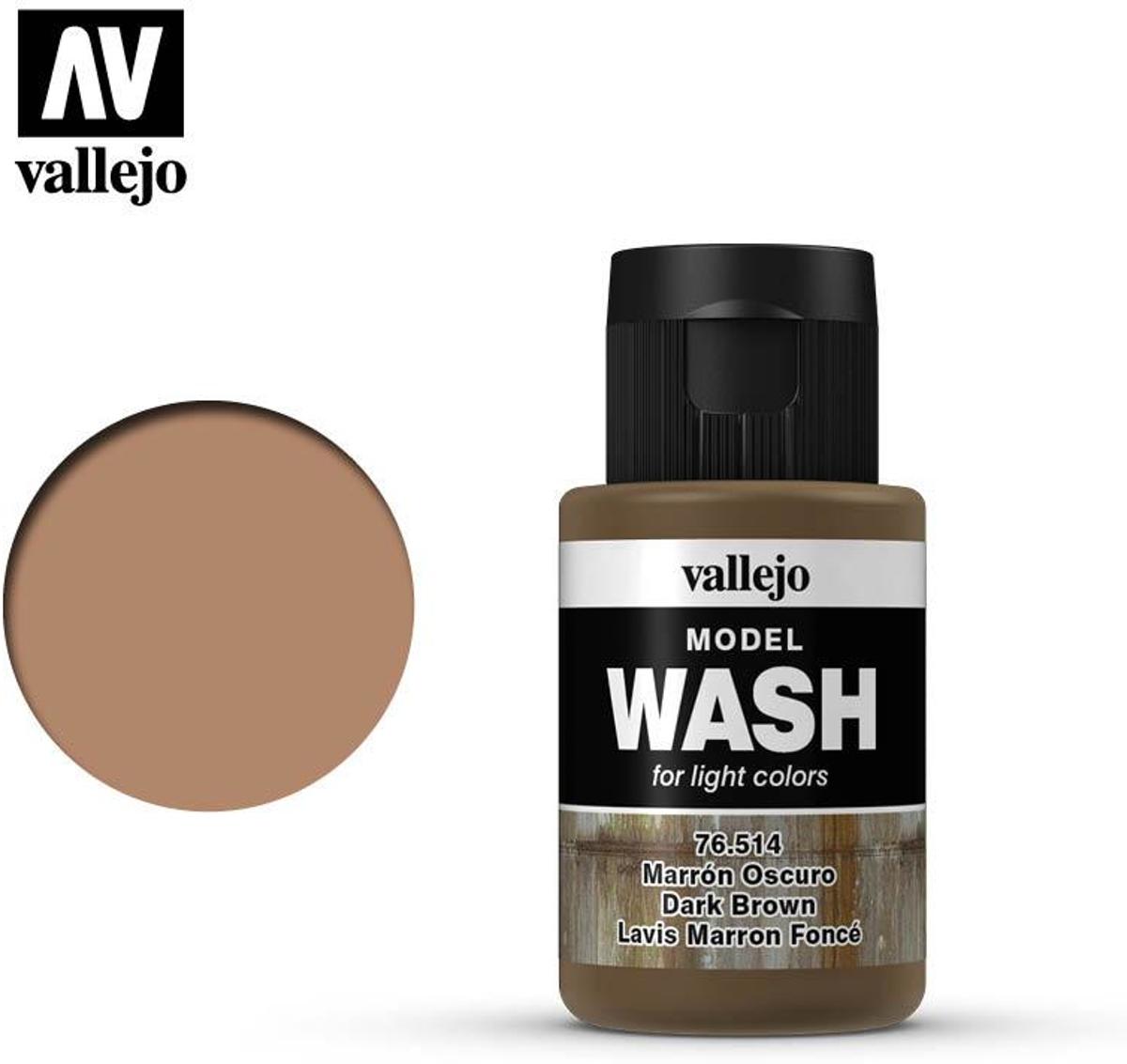 VALLEJO Model Wash Dark Brown 35ml