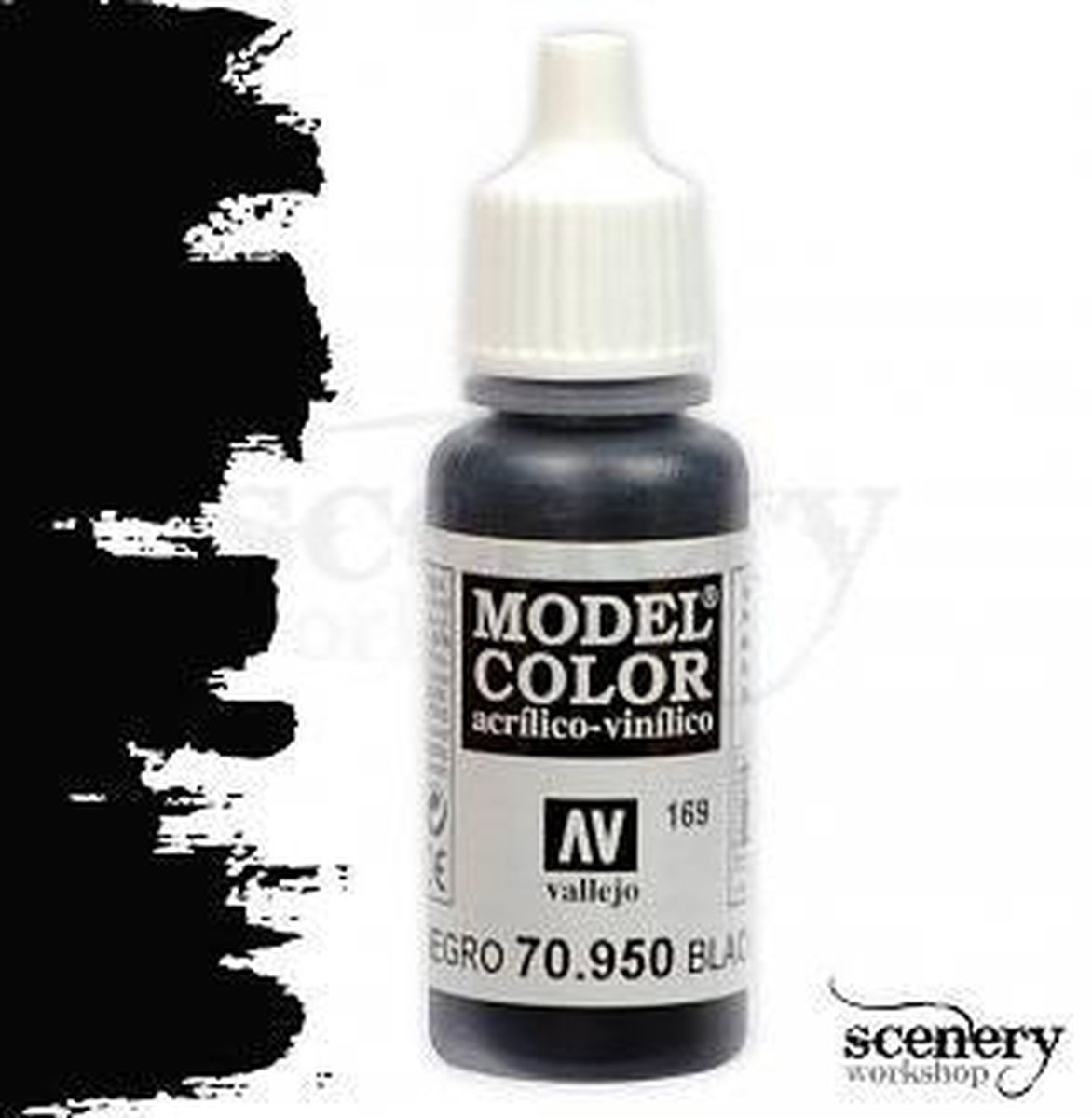 Vallejo 70950 Model Color Black - Acryl