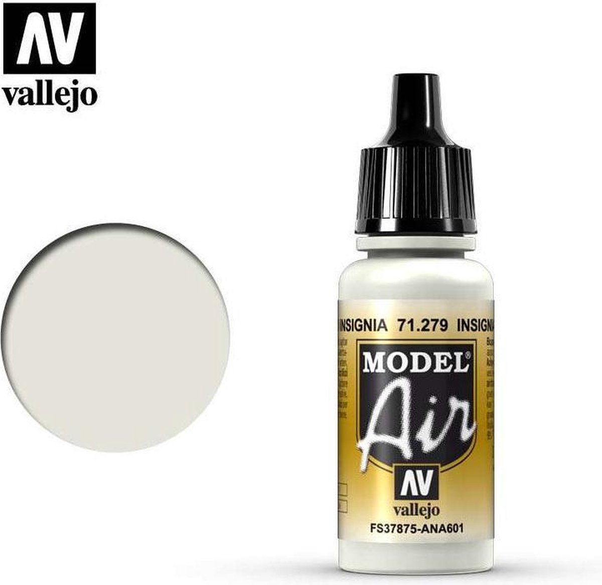 Vallejo 71279 Model Air Insignia White - Acryl Verf flesje