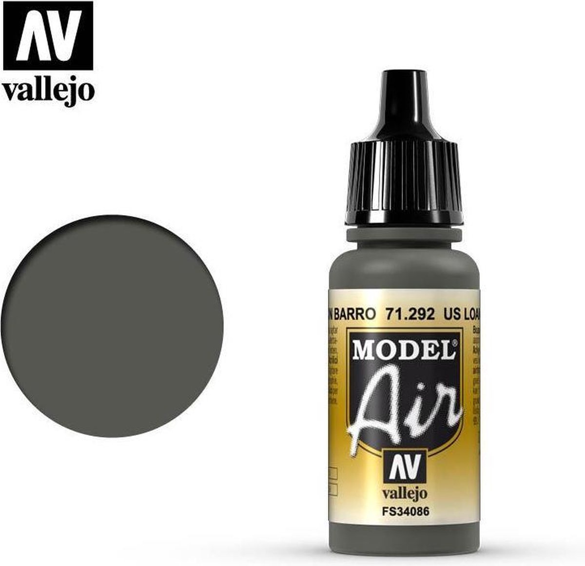 Vallejo 71292 Model Air US Loam - Acryl Verf flesje