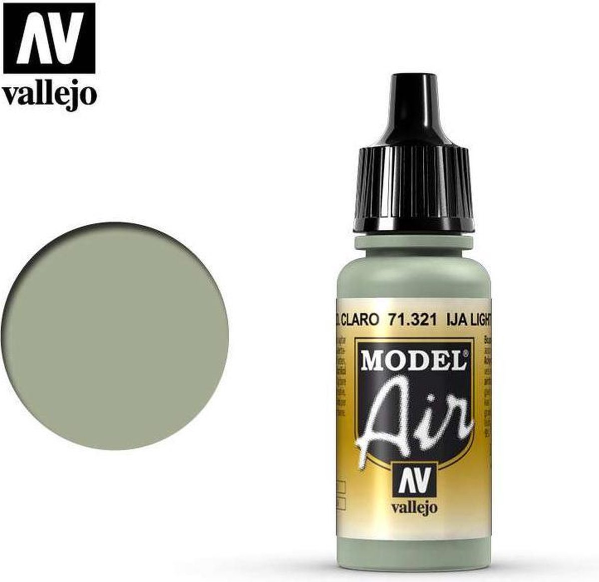 Vallejo 71321 Model Air 321 Ija Light Grey Green - Acryl Verf flesje