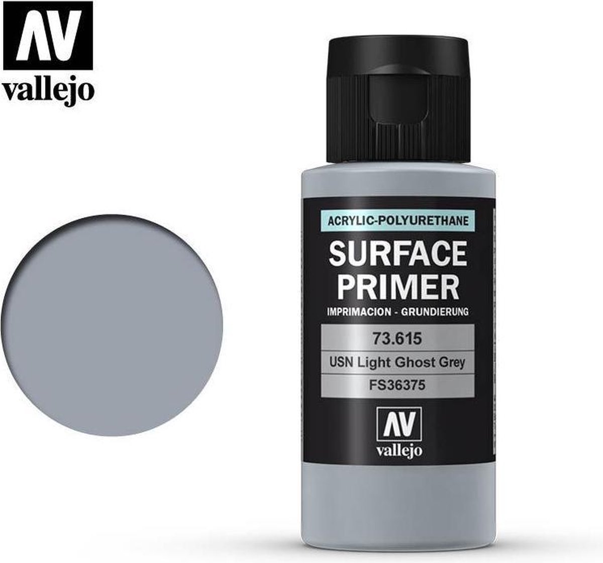 Vallejo 73615 USN Light Ghost Grey - Primer - Acryl (60 ml) Verf flesje