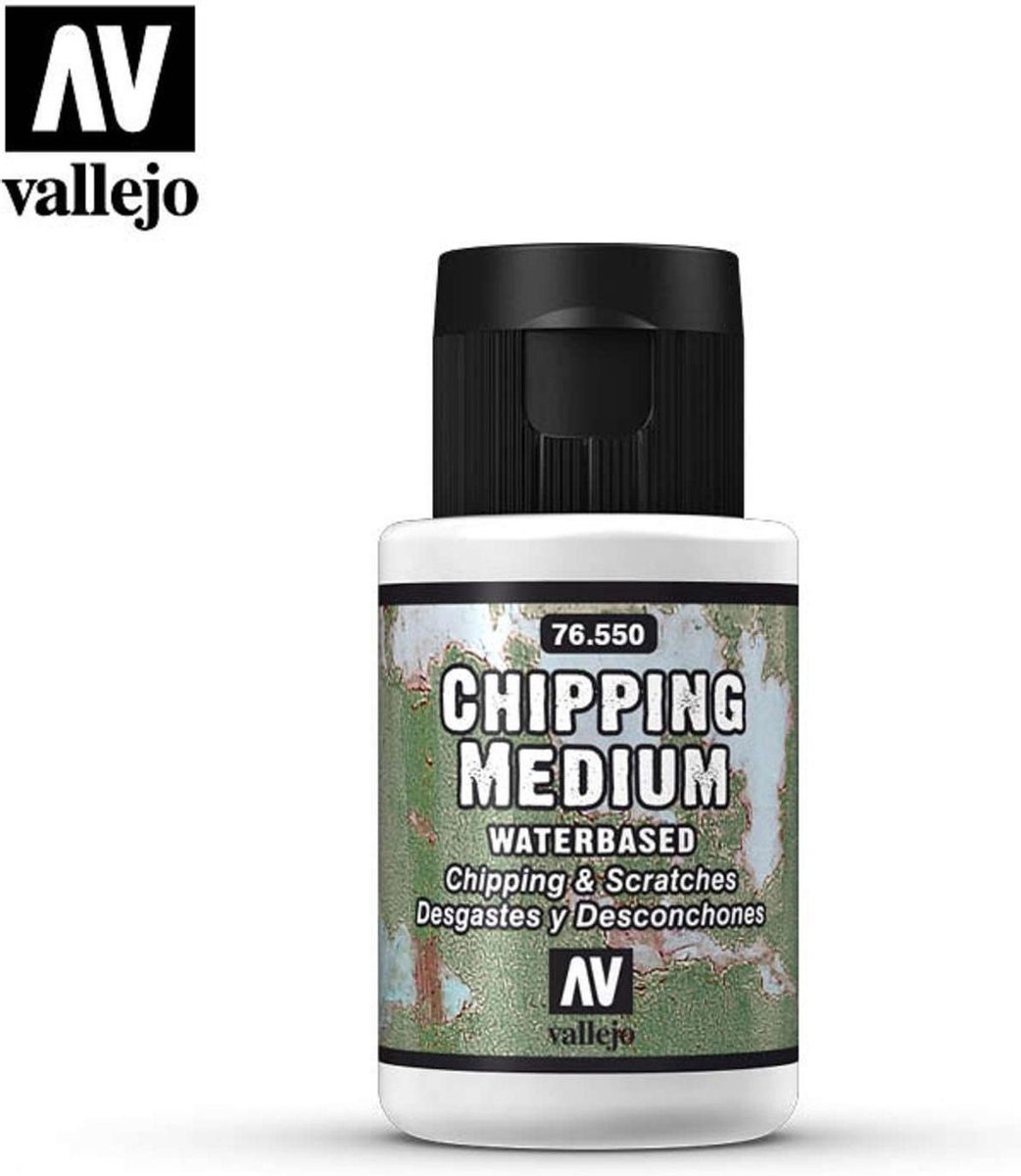 Vallejo 76550 Chipping Medium (35 ml) Effecten potje