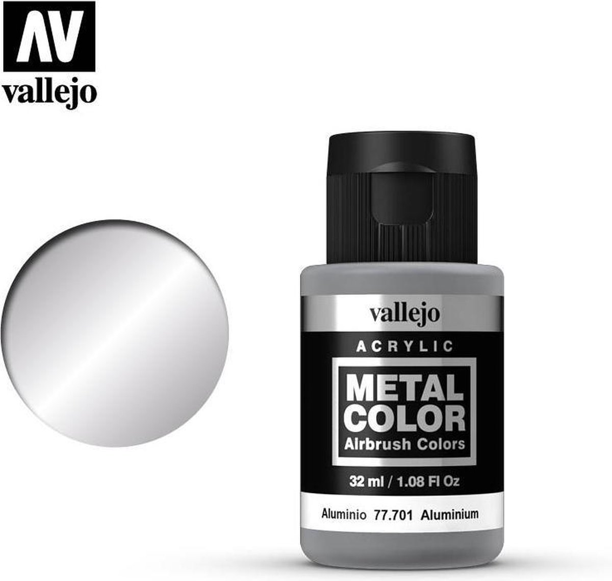 Vallejo Airbrush Paint Aluminium (32ml)