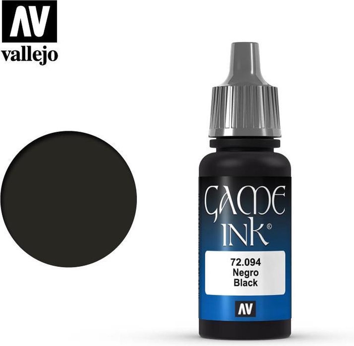 Vallejo Game Color Ink Black