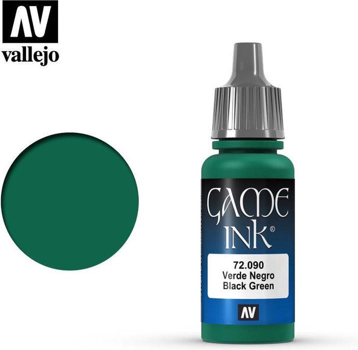 Vallejo Game Color Ink Black Green