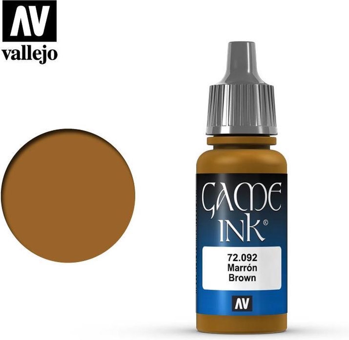 Vallejo Game Color Ink Brown