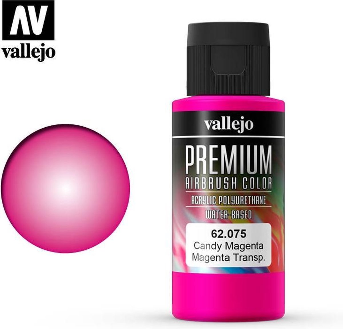 Vallejo Premium Airbrush Color Candy Magenta