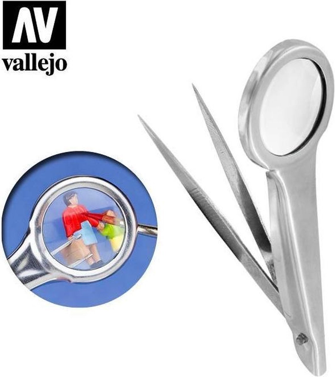 Vallejo Tool Magnifier Tweezers