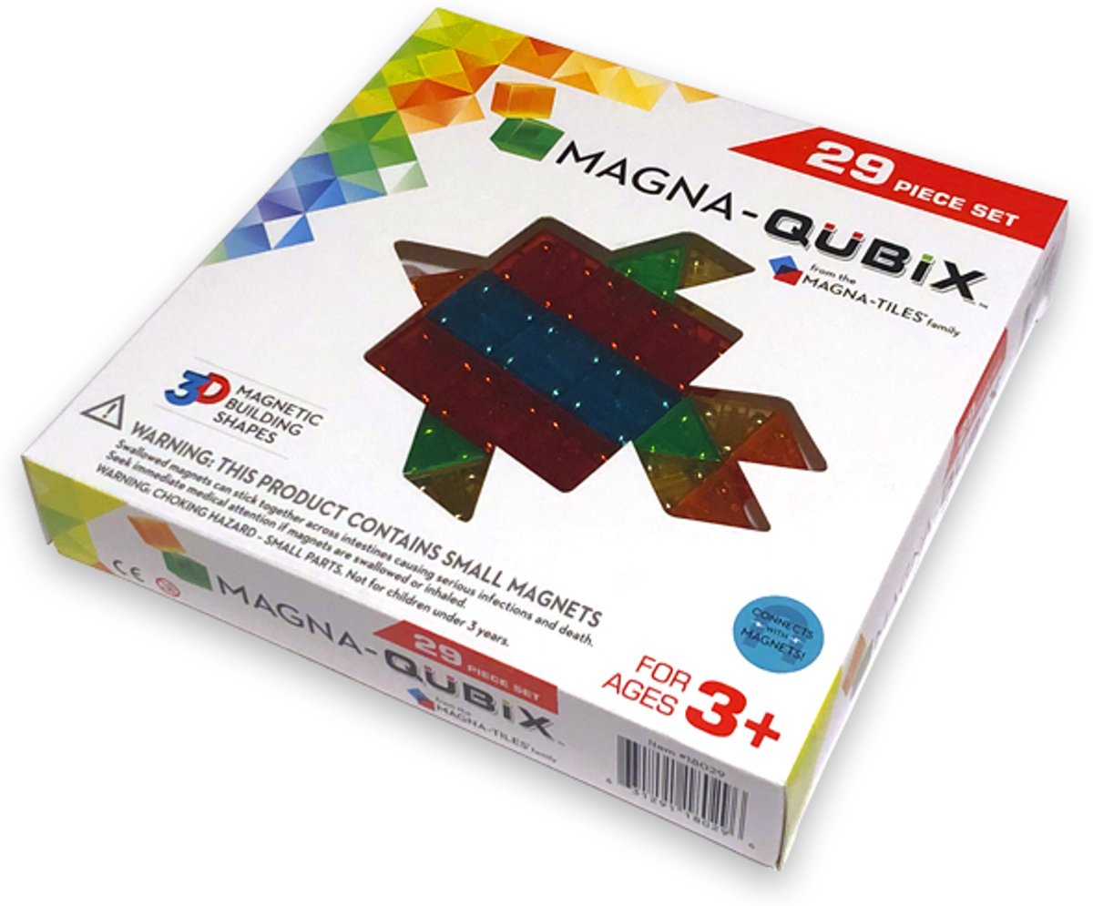 Magna Qubix - Set van 29 magnetische 3D-vormen