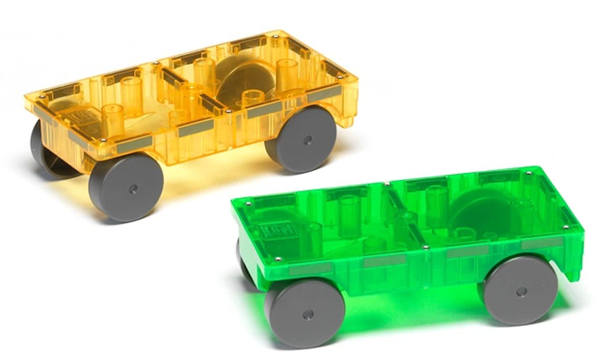 Magna-Tiles® Clear Colors Cars Expansion Set