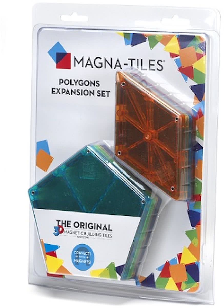 Magna-Tiles® Clear Colors Polygons Expansion Set