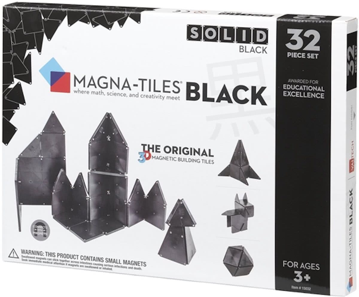 Magna-Tiles® Solid Black 32