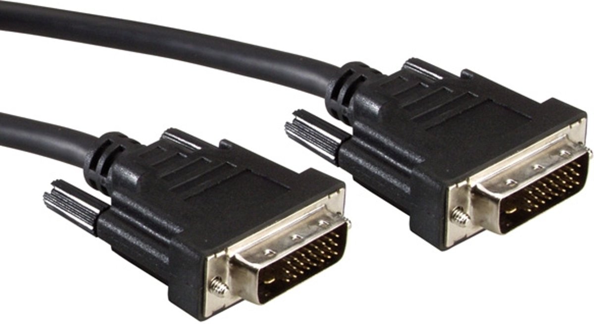 Rotronic DVI monitor kabel, DVI M-M, (24+1) dual link, 2,0m 2.0m