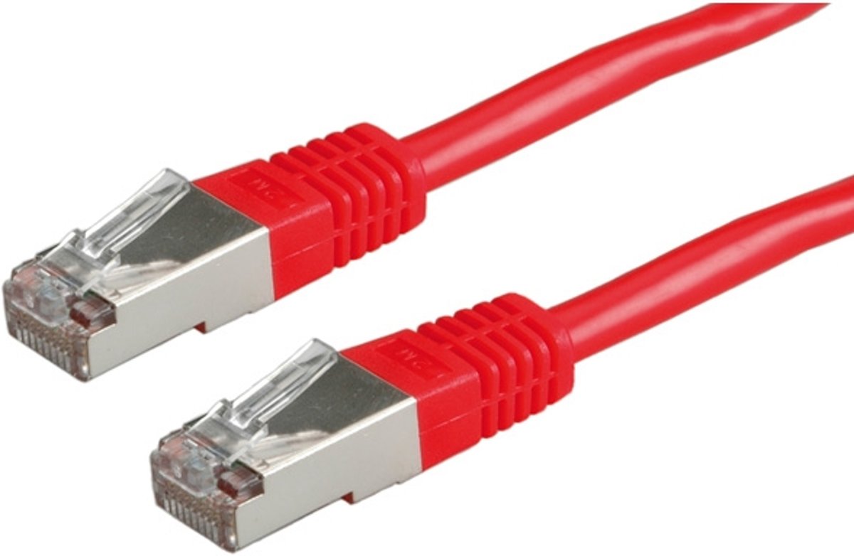 Rotronic S/FTP (PiMF) Patchkabel, Cat. 6, rood 1,0m