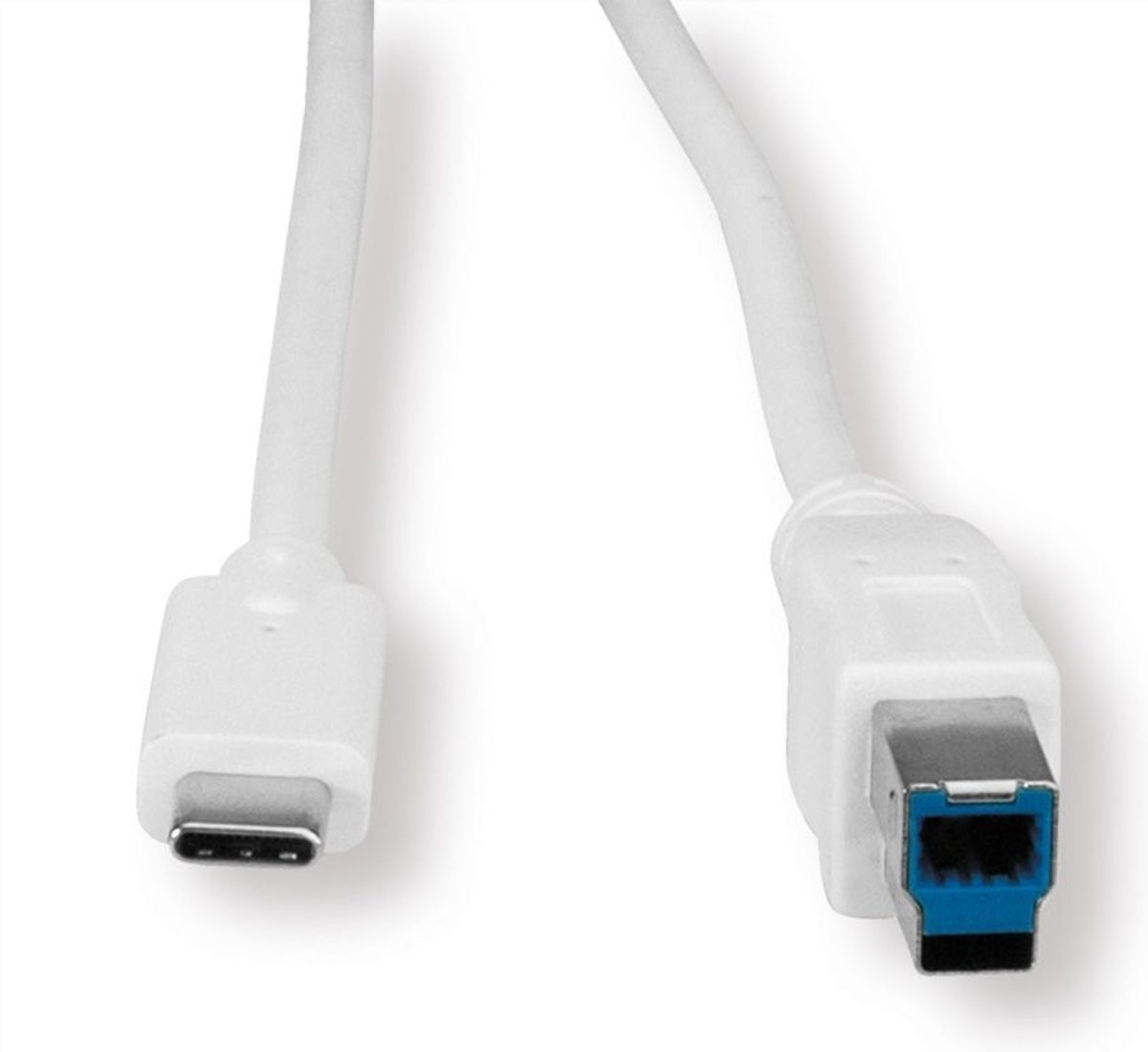 Value 11998881 3m USB C USB B Mannelijk Mannelijk Wit USB-kabel