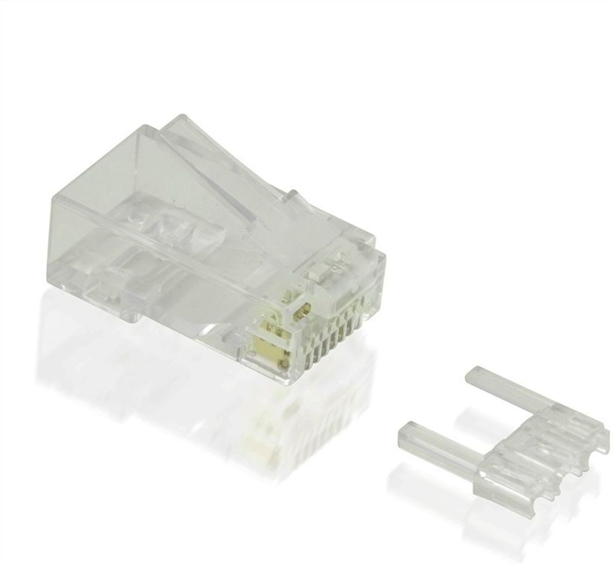 Value Easy-Use RJ45 krimp connectoren voor CAT6 UTP patch kabel - 10 stuks