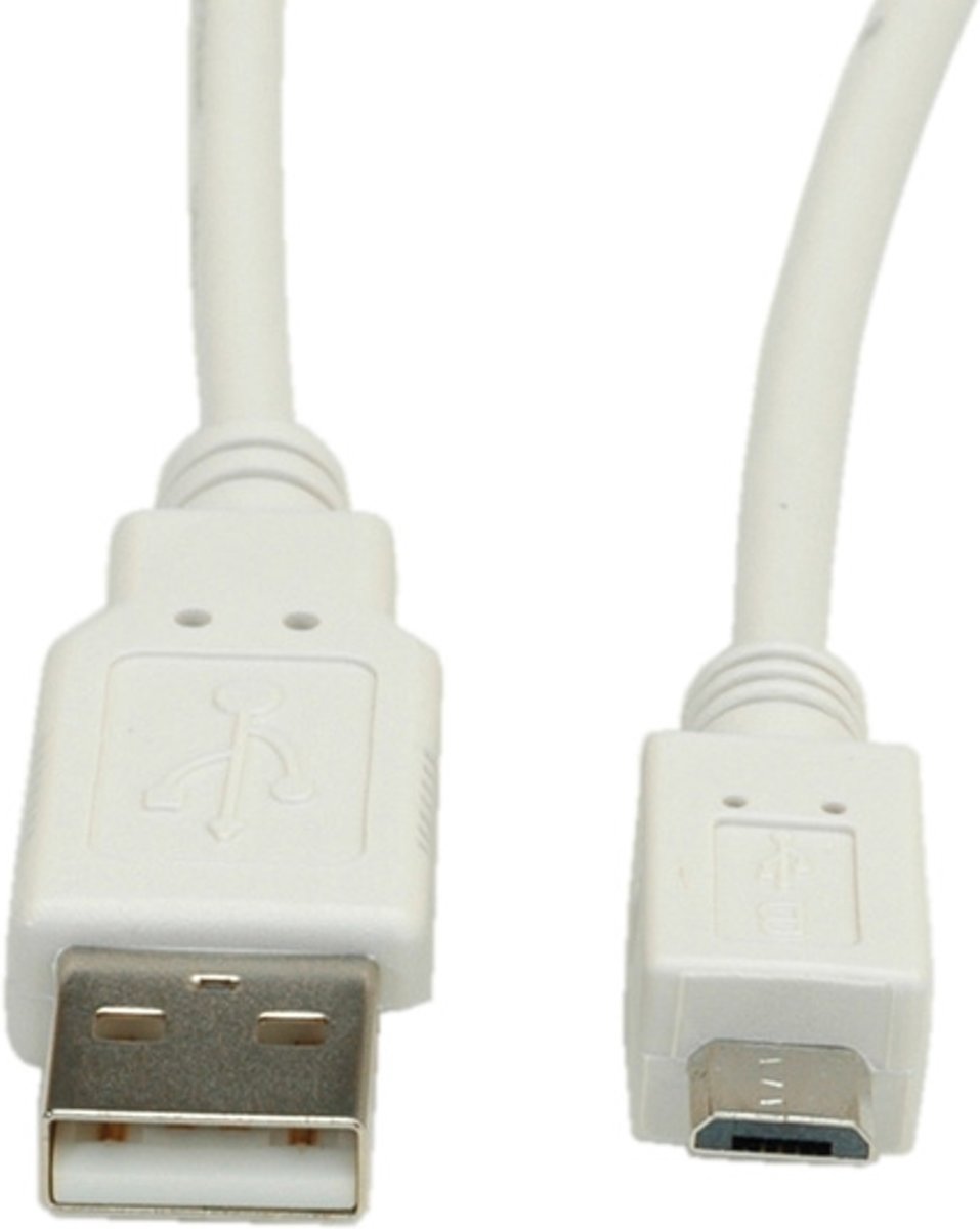 Value USB 2.0 Kabel, USB A Male - Micro USB B Male 1,8m