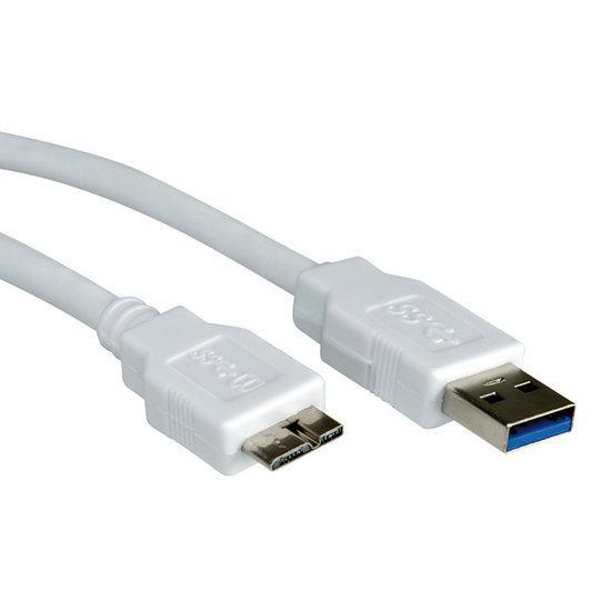 Value USB 3.0 kabel, type, A M - Micro B M 0,8m