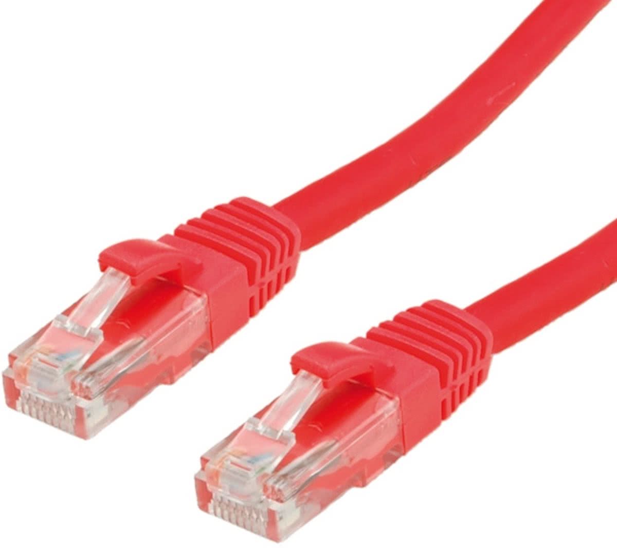 Value UTP Patchkabel Cat.6, LS0H, rood, 1,5m