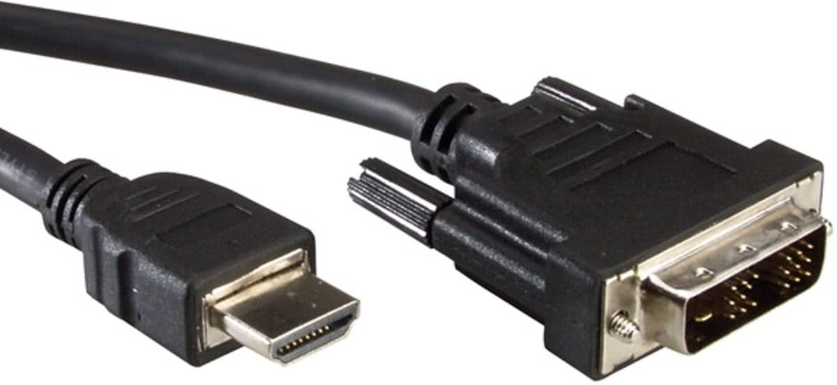 Value monitorkabel DVI (18+1) / HDMI M/M 10 m