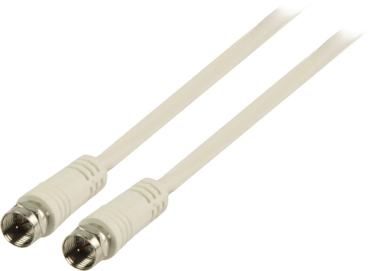 Antenna Cable F-Male - F-Male 1.50 m White