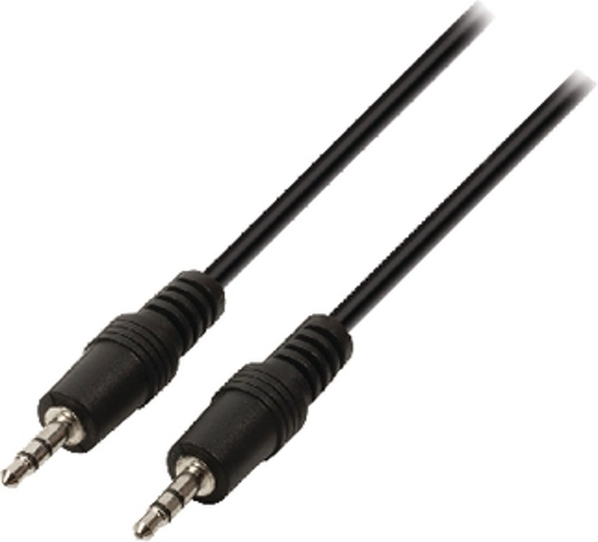 Audio Kabel 3.5mm Jack Aux Kabel Stereo 0,5 meter zwart.