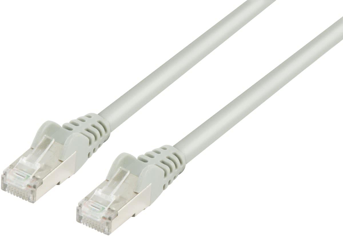 CAT 5e netwerk kabel 10,0 m grijs