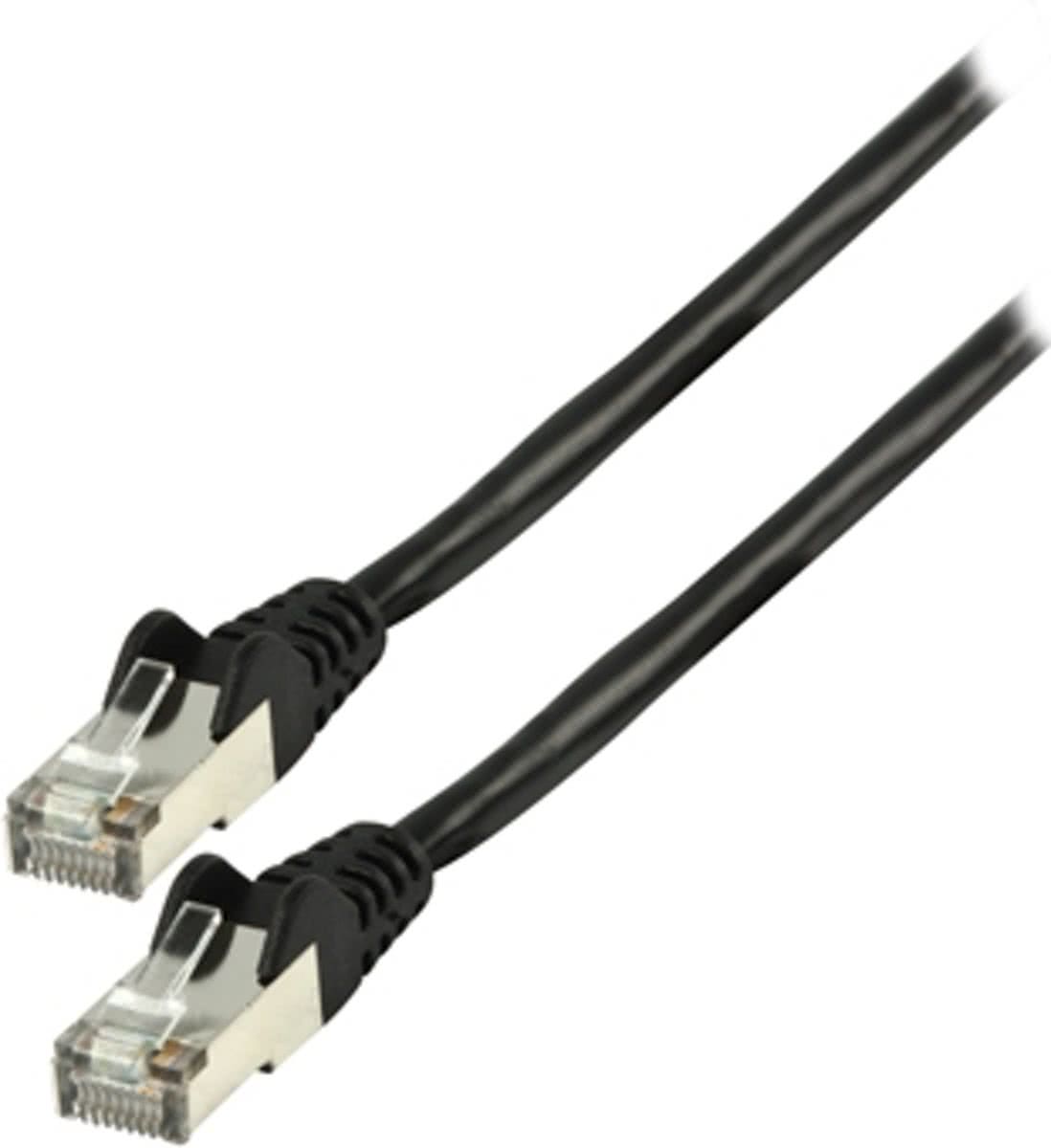 CAT 6 netwerk kabel 10,0 m zwart