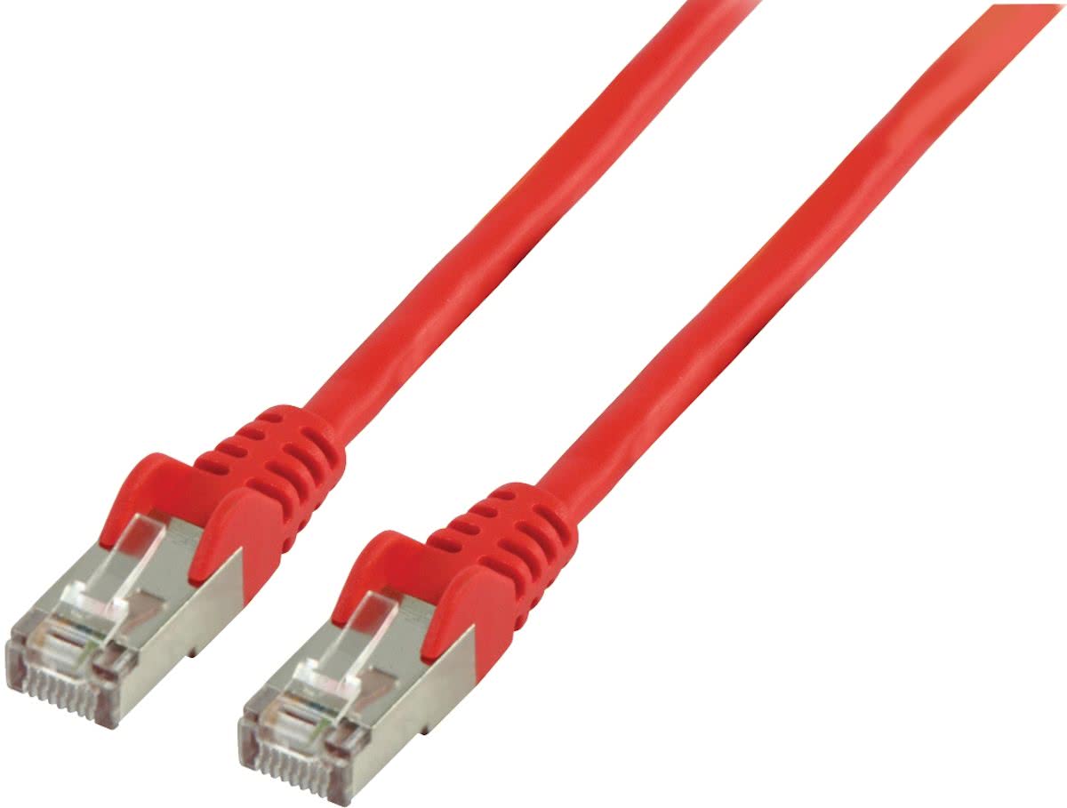 FTP CAT 5e netwerk kabel 1,00 m rood