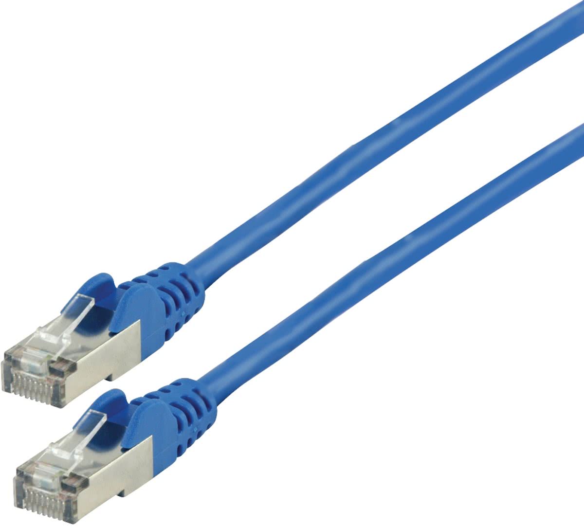 FTP CAT 5e netwerk kabel 5,00 m blauw