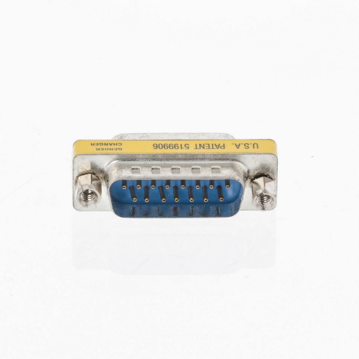 Serial Adapter D-SUB 15-Pin Male - D-SUB 15-Pin Male Metal