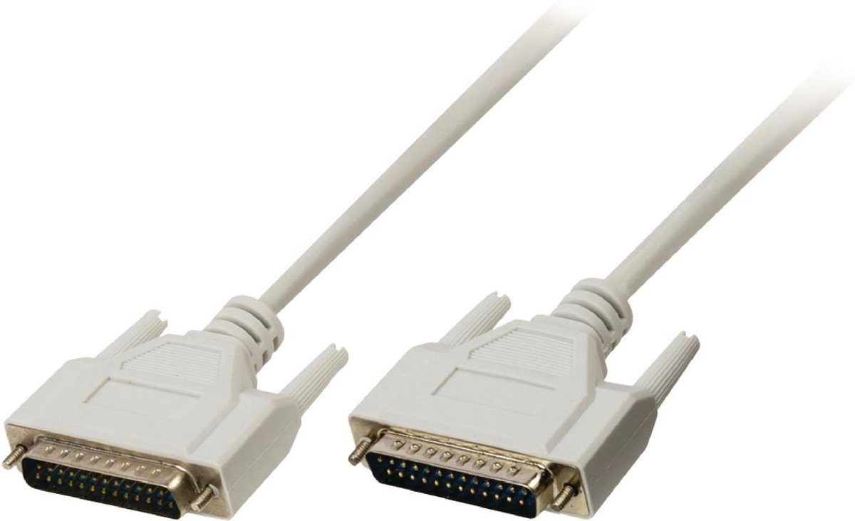 Serial Cable D-SUB 25-Pin Male - D-SUB 25-Pin Male 5.00 m Ivory