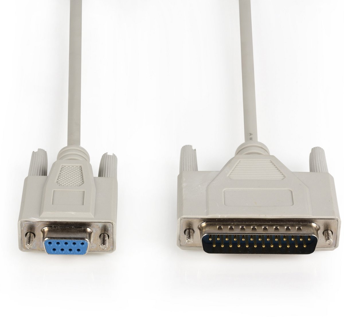 Serial Cable D-SUB 9-Pin Female - D-SUB 25-Pin Male 2.00 m Ivory