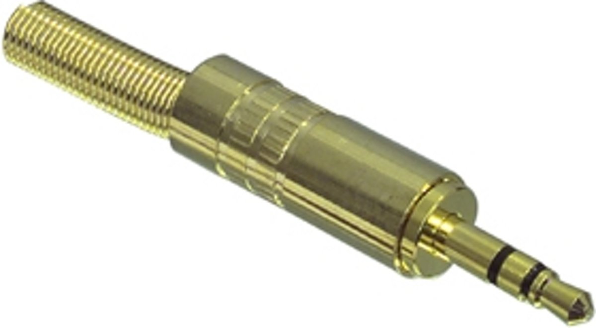 Stereo Connector 3.5 mm Male Metal