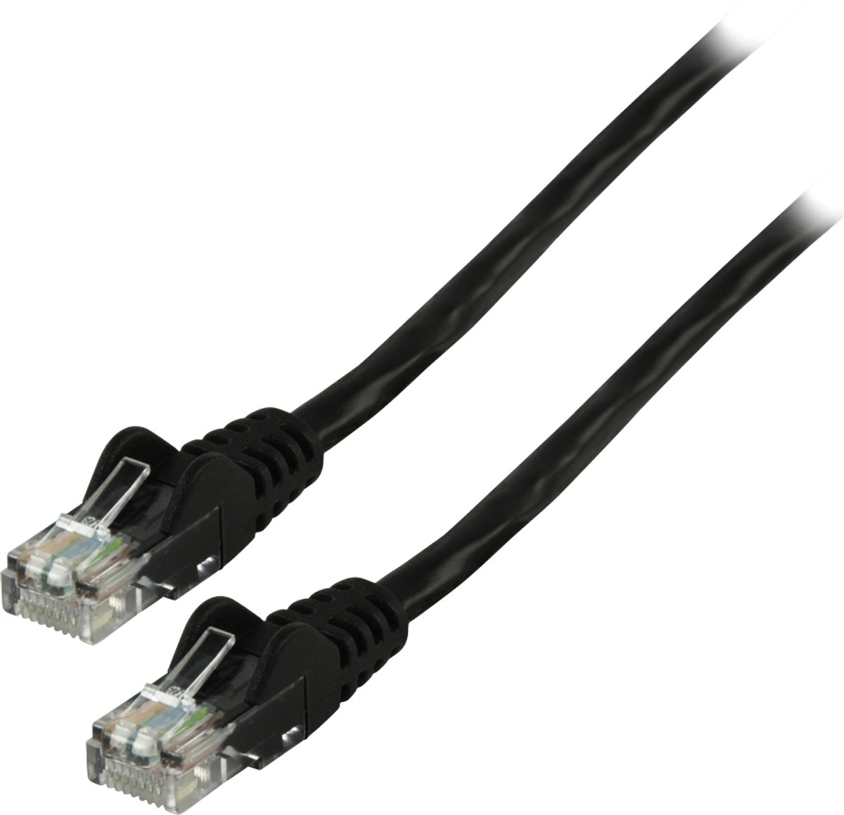 UTP CAT 5e netwerk kabel 0,25 m zwart