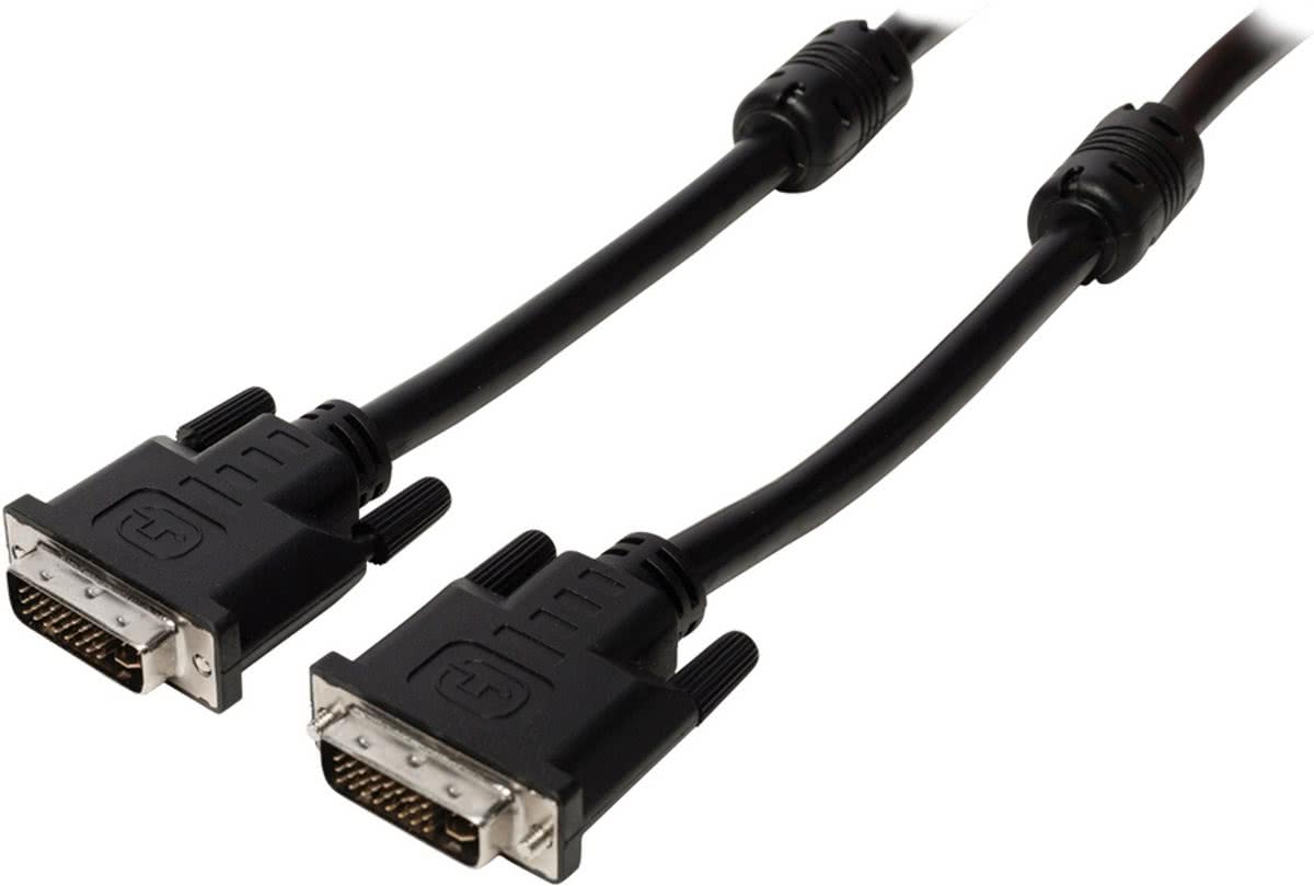   2m DVI-I m/m 2m DVI-I DVI-I Zwart DVI kabel