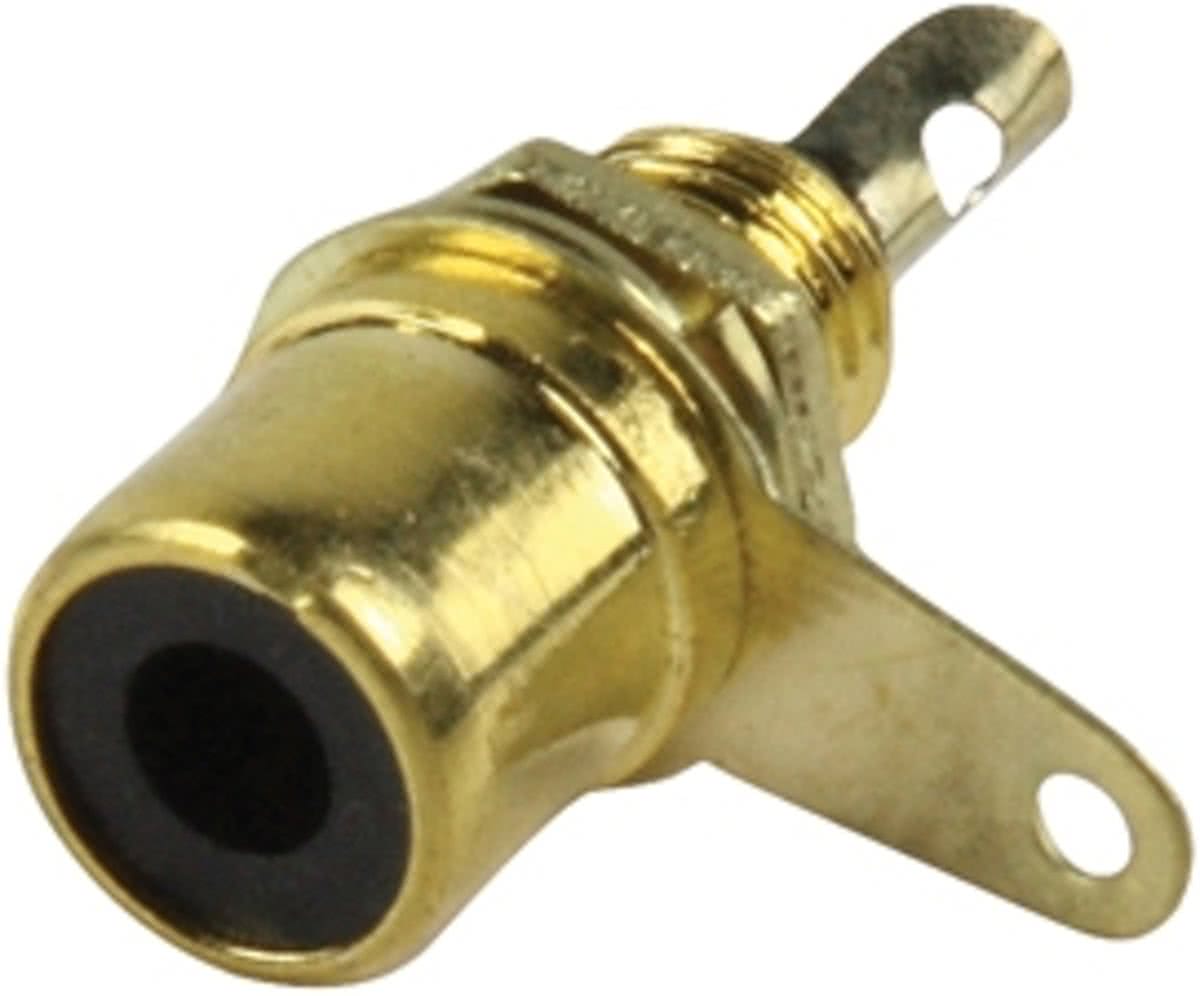 Valueline CC-116 RCA (F) Zwart, Goud kabel-connector