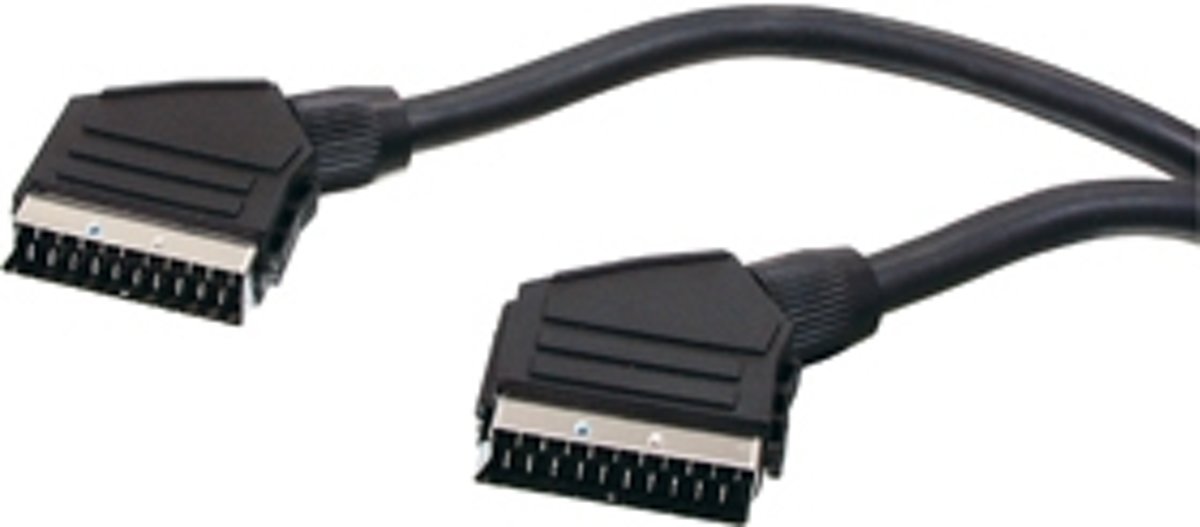 Valueline SCART 03/5 SCART-kabel 5 m SCART (21-pin) Zwart