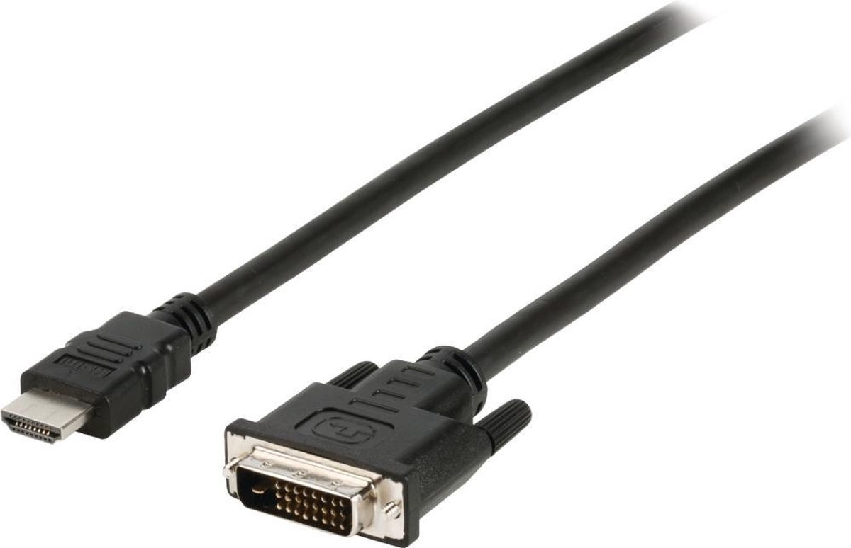 Valueline VLCP34800B100 High Speed Hdmi Kabel Hdmi-connector - Dvi-d 24+1-pins Male 10.0 M Zwart