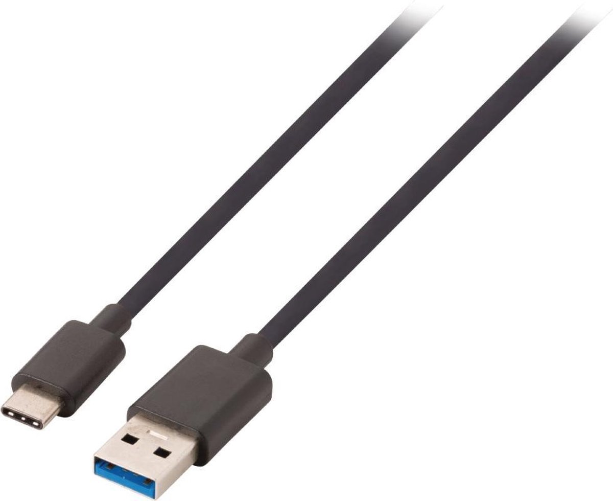 Valueline VLCP61650B10 Usb 3.1 Kabel Usb-c Male - Usb A Male 1.00 M Zwart