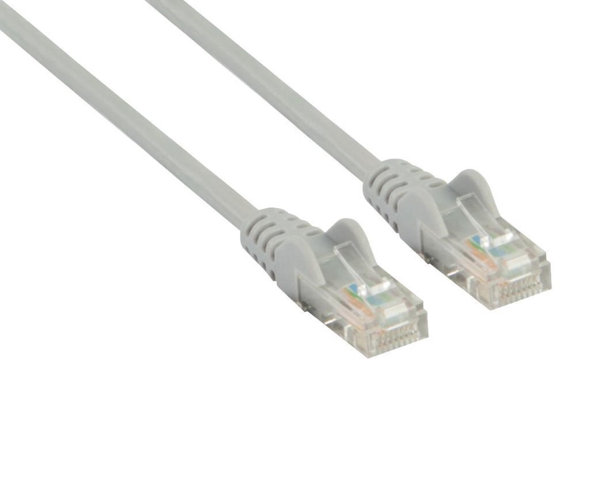 Valueline VLCP85100E0.50 Cat5e Utp Netwerkkabel Rj45 (8/8) Male - Rj45 (8/8) Male 0.50 M Grijs