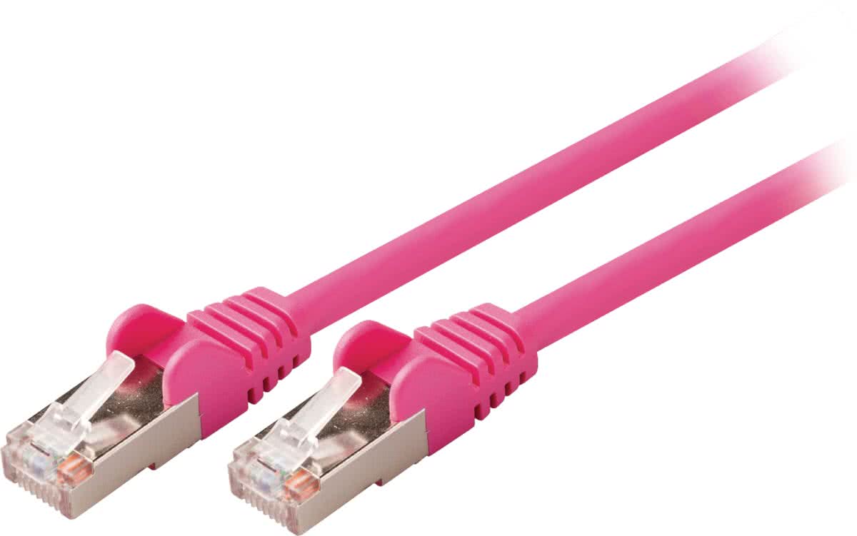 Valueline VLCP85121P150 15m Cat5e SF/UTP (S-FTP) Roze netwerkkabel