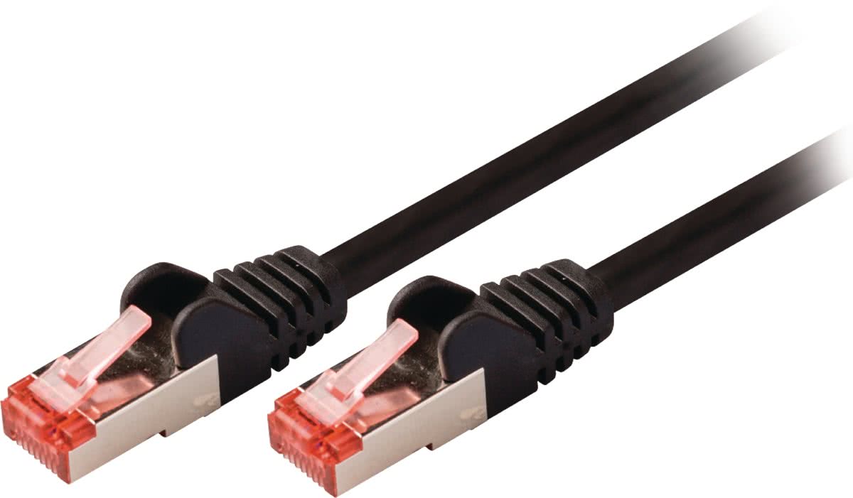 Valueline VLCP85221B15 1.5m Cat6 S/FTP (S-STP) Zwart netwerkkabel