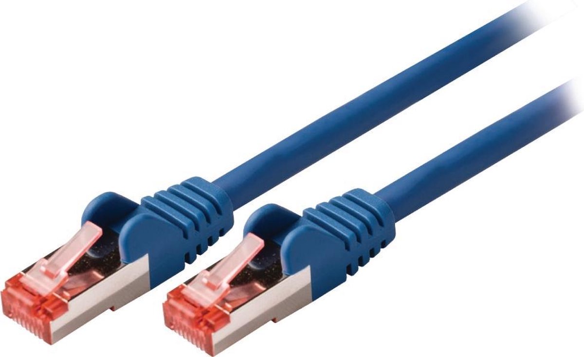 Valueline VLCP85221L025 Cat6 S/ftp Netwerkkabel Rj45 (8/8) Male - Rj45 (8/8) Male 0.25 M Blauw