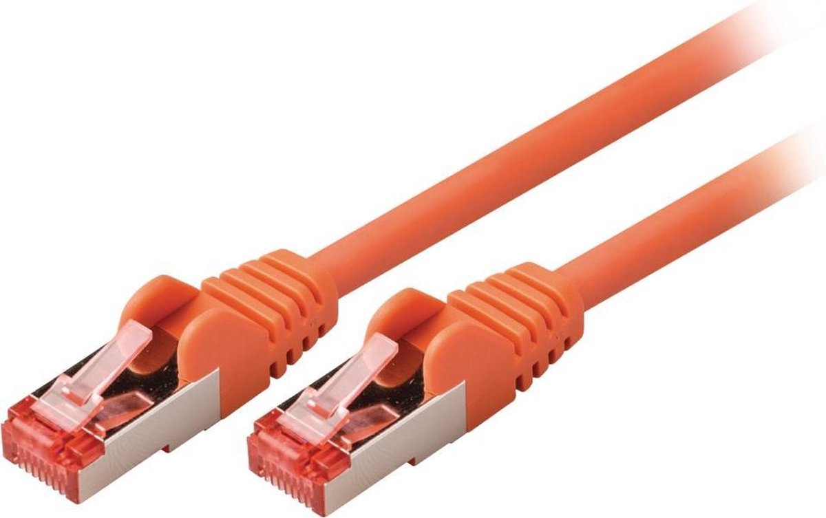 Valueline VLCP85221O75 Cat6 S/ftp Netwerkkabel Rj45 (8/8) Male - Rj45 (8/8) Male 7.50 M Oranje